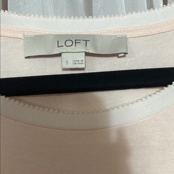 LOFT Orange Pink Tank Top Silky Sheen - Picture 2 of 8